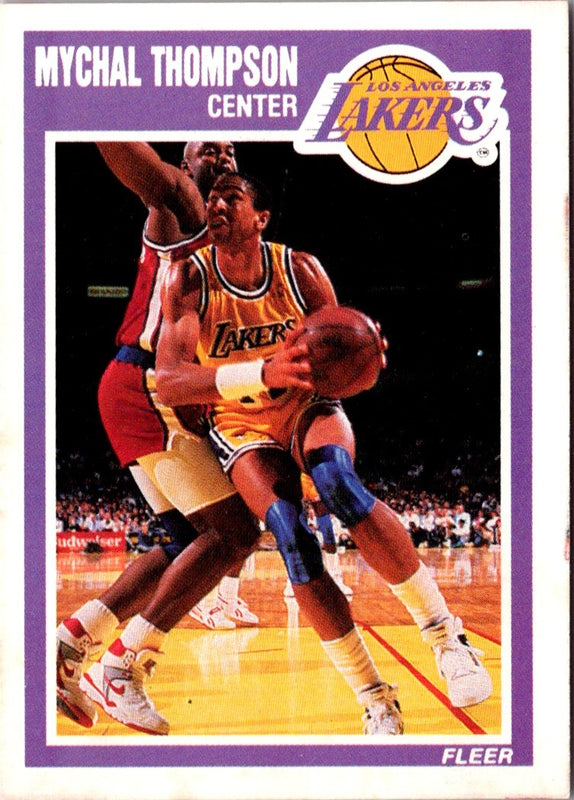 1989 Fleer Mychal Thompson #79