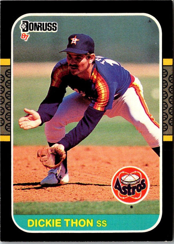 1987 Donruss Dickie Thon #261