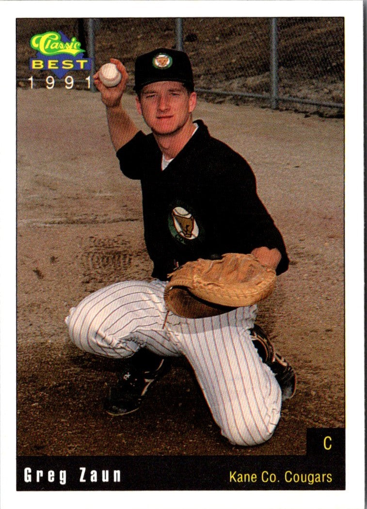 1991 Classic Best Kane County Cougars Greg Zaun