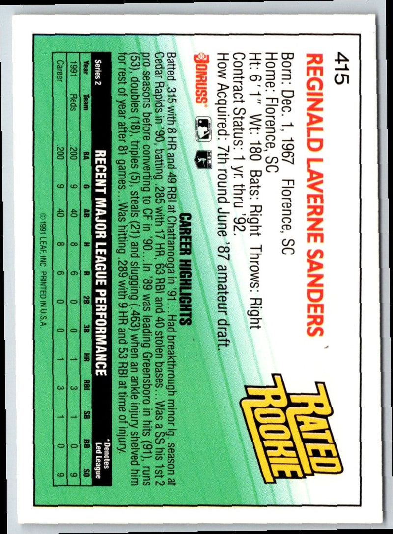 1991 Donruss Field