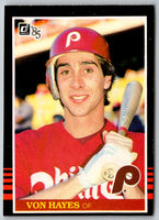 1985 Donruss Von Hayes #326