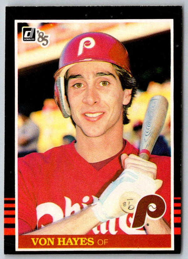 1985 Donruss Von Hayes #326
