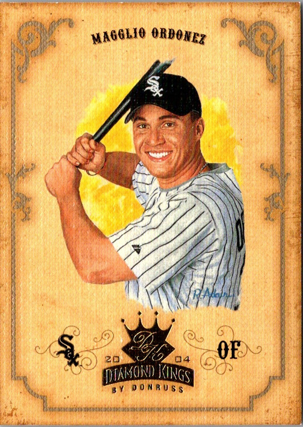 2004 Donruss Diamond Kings Magglio Ordonez #5