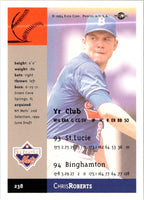1994 Fleer Excel Chris Roberts #238