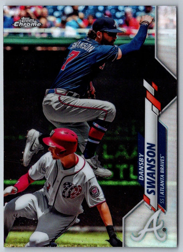 2020 Topps Chrome Dansby Swanson #65