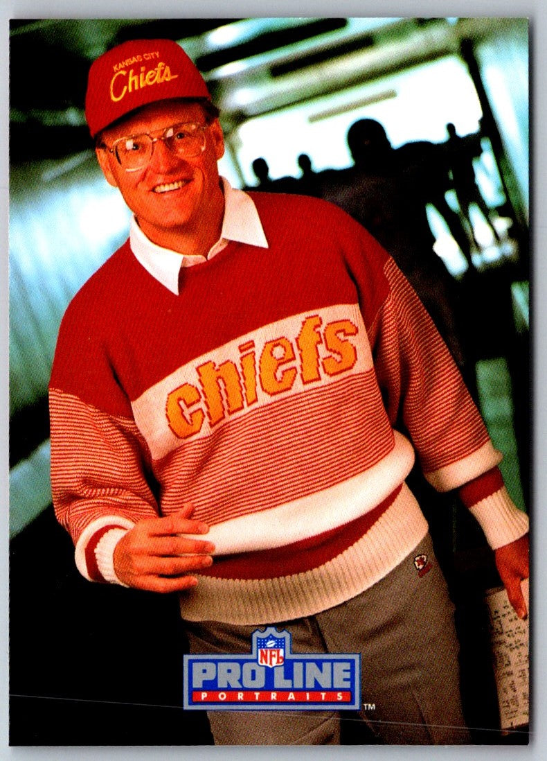 1991 Pro Line Portraits Marty Schottenheimer