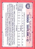 1991 Topps Traded Todd Taylor #116T Rookie