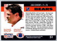 1990 Pro Set Jim Covert #51