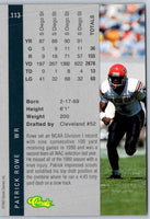 1998 Pacific Patrick Rowe #113