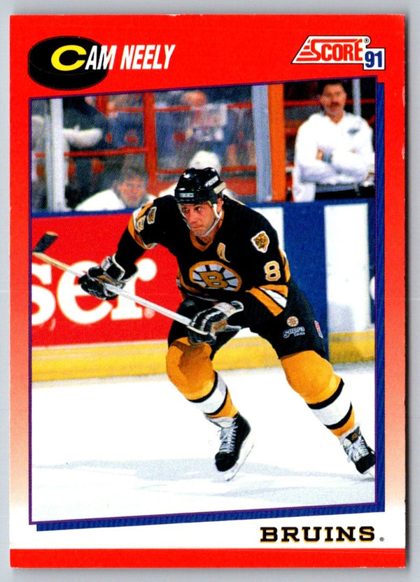 1991 Score Canadian Bilingual Cam Neely #6