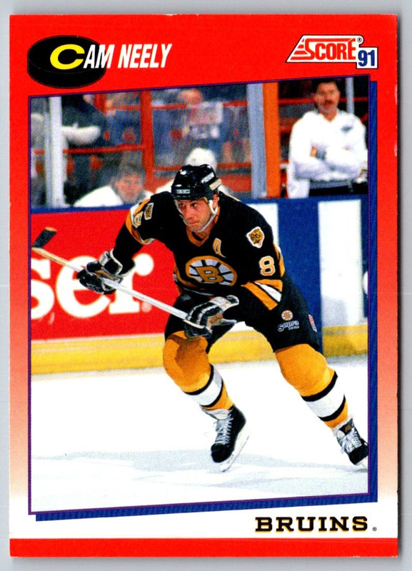 1991 Score Canadian Bilingual Cam Neely #6