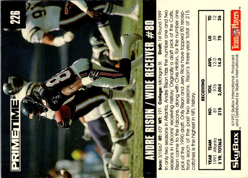 1992 Skybox Impact Andre Rison