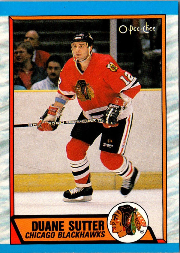 1989 O-Pee-Chee Duane Sutter #221