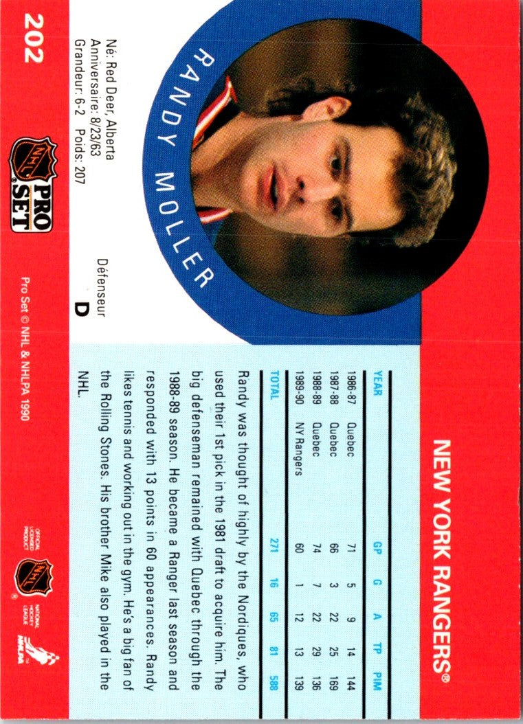 1990 Pro Set Randy Moller