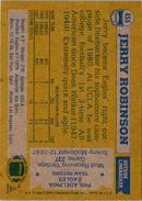 1982 Topps Jerry Robinson