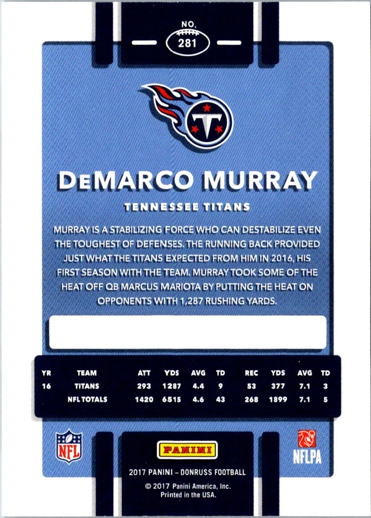 2017 Donruss DeMarco Murray