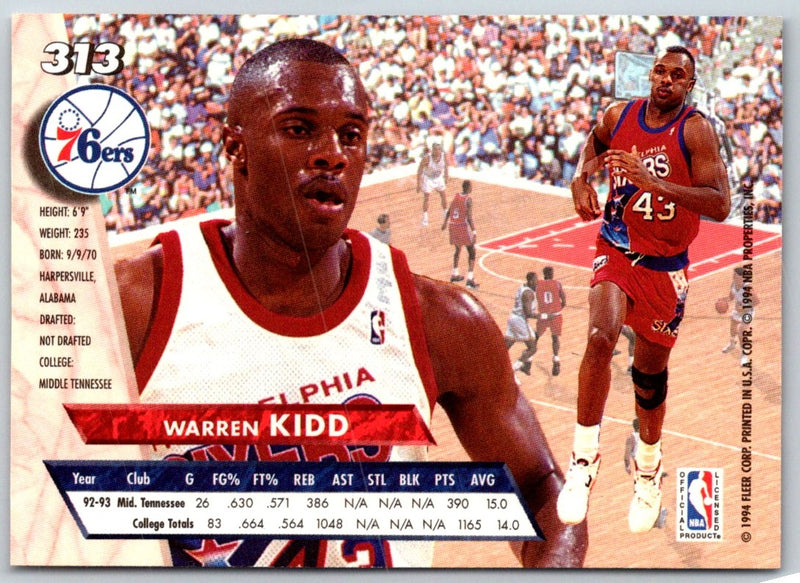 1993 Ultra Warren Kidd