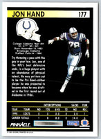 1991 Pinnacle Jon Hand #177