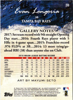 2017 Topps Gallery Evan Longoria #20