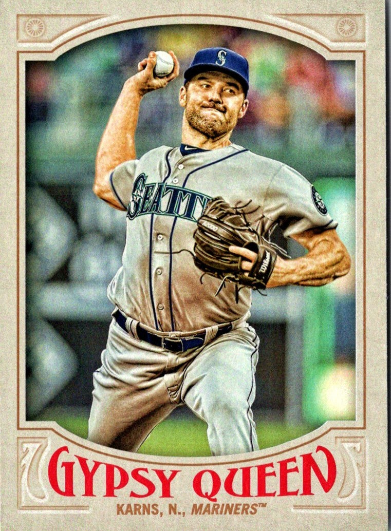 2016 Topps Gypsy Queen Nathan Karns