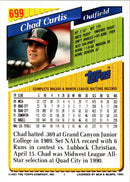 1993 Topps Gold Chad Curtis