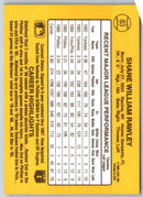 1987 Donruss Shane Rawley