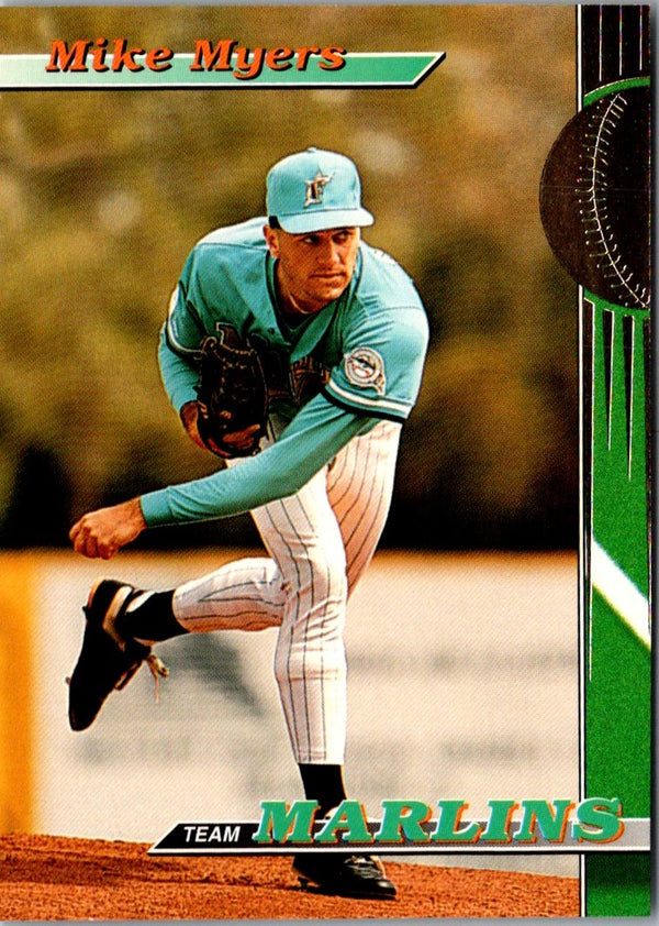 1993 Stadium Club Florida Marlins Mike Myers #22
