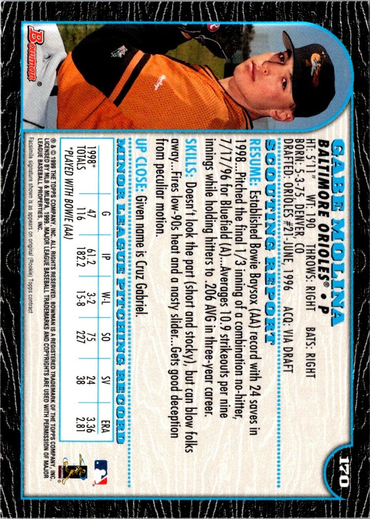 1999 Bowman Gabe Molina