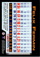 1995 Topps CyberStats (Spectralight) Felix Fermin #131