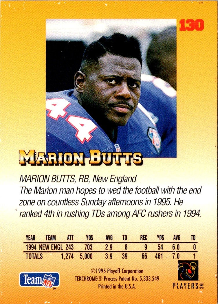 1995 Playoff Prime Marion Butts