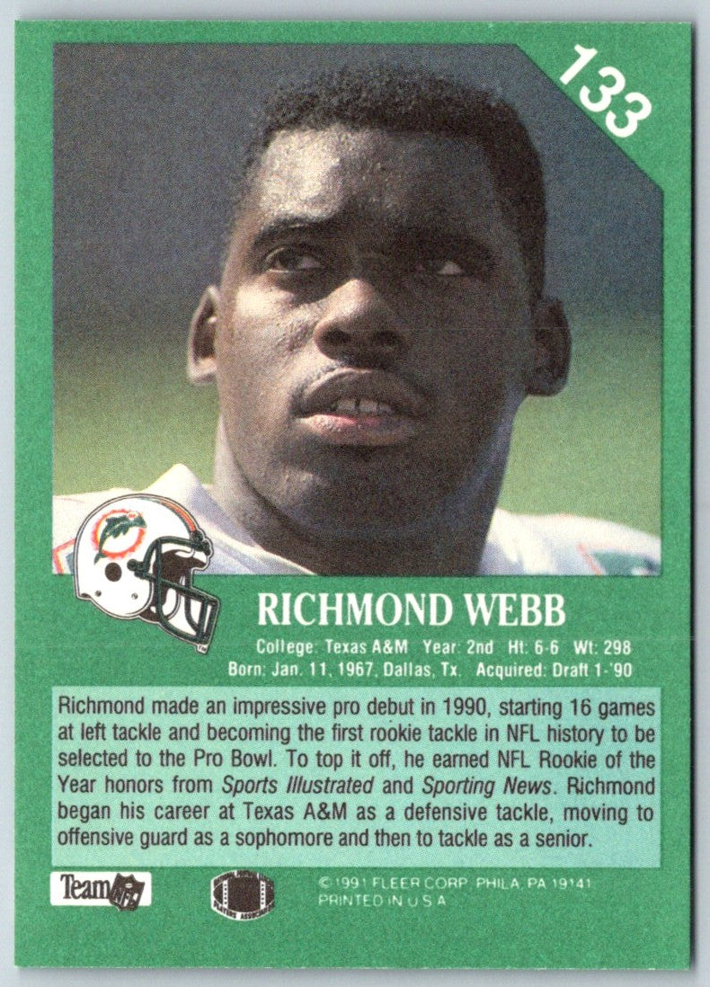 1991 Fleer Richmond Webb