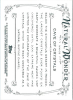 2014 Topps Allen & Ginter Natural Wonders Cave of Crystals #NW-03