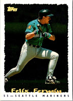 1995 Topps CyberStats (Spectralight) Felix Fermin #131