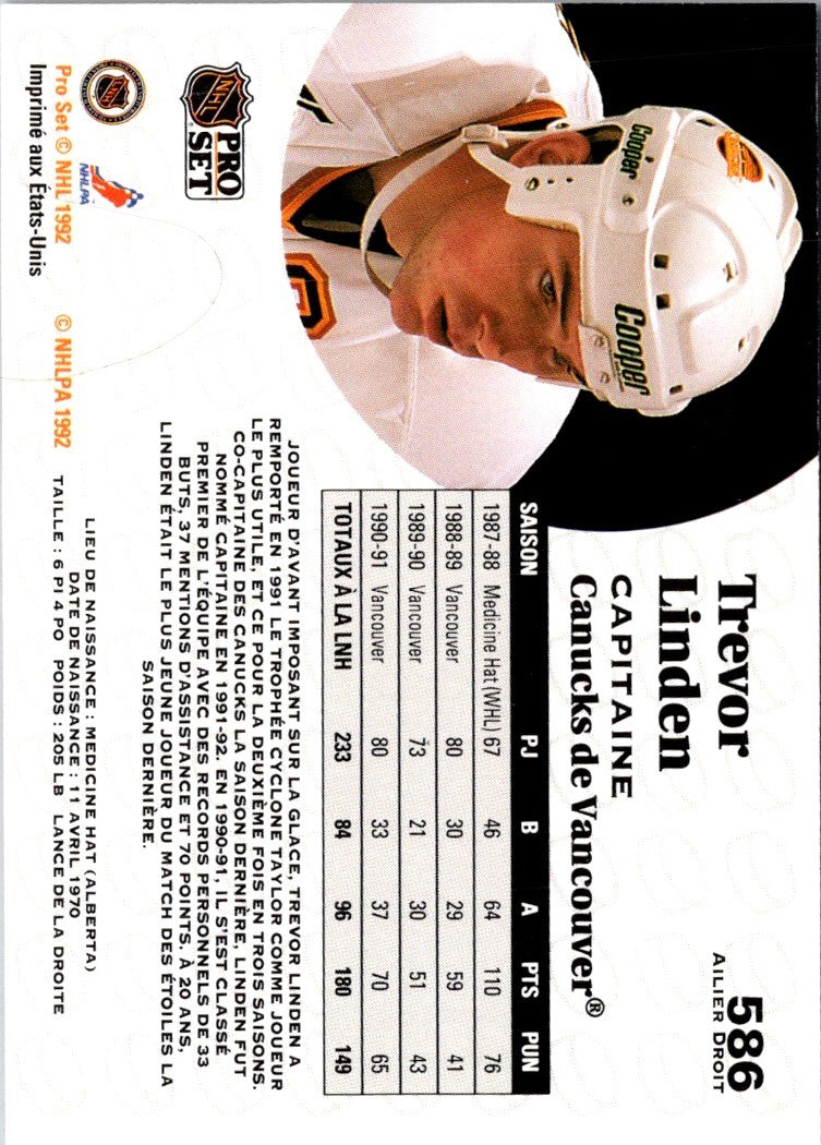 1991 Pro Set French Trevor Linden