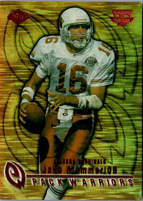 1999 Collector's Edge Triumph Pack Warriors Jake Plummer #PW2