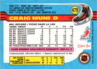 1991 O-Pee-Chee Craig Muni #479