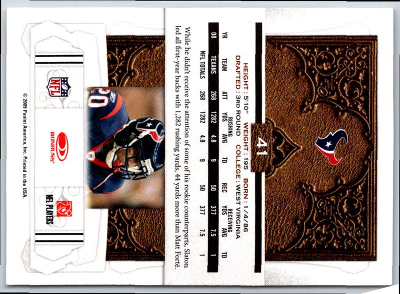 2009 Donruss Classics Steve Slaton