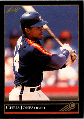 1992 Leaf Black Gold Chris Jones #444