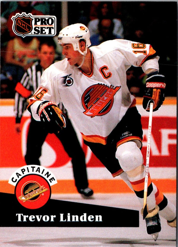 1991 Pro Set French Trevor Linden #586