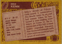 1986 Topps Mike Kenn #366 EX-MT