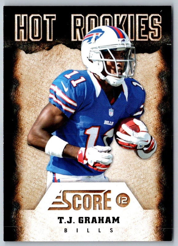 2012 Score Hot Rookies T.J. Graham #28