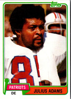 1981 Topps Julius Adams #139 EX