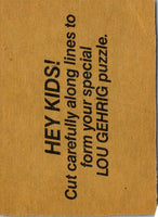 1985 Donruss Wax Box Cards Lou Gehrig #NNO
