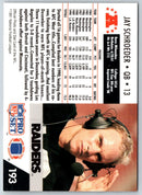 1991 Pro Set Jay Schroeder