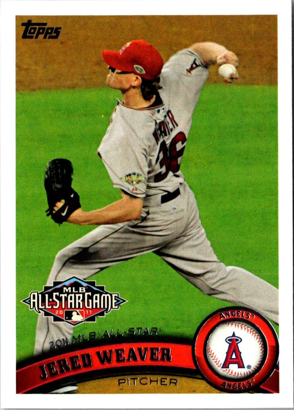 2011 Topps Update Jered Weaver #US50