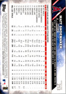 2016 Topps Matt Shoemaker