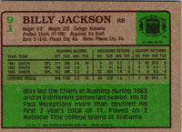1984 Topps Billy Jackson #91