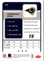 2006 Fleer Dominique Byrd #133 Rookie