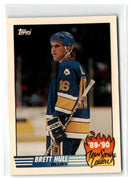 1990 Topps Team Scoring Leaders Brett Hull