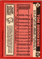 1986 O-Pee-Chee Tom Brookens #286